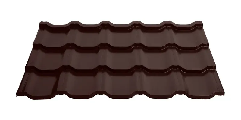 Dachziegelblech Tegula RAL8017